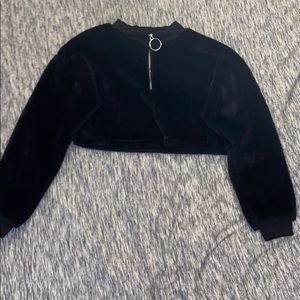 may pink crop top jacket